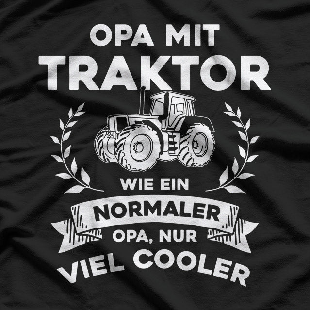 Grandpa with Tractor: Farming Legend T-Shirt
