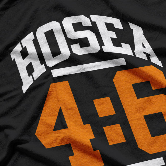 Christian Faith Graphic – Hosea 4:6 Inspired Design T-Shirt