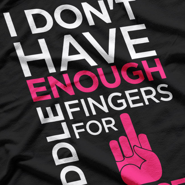 I Don’t Have Enough Middle Fingers for Cancer – Fighter Support T-Shirt