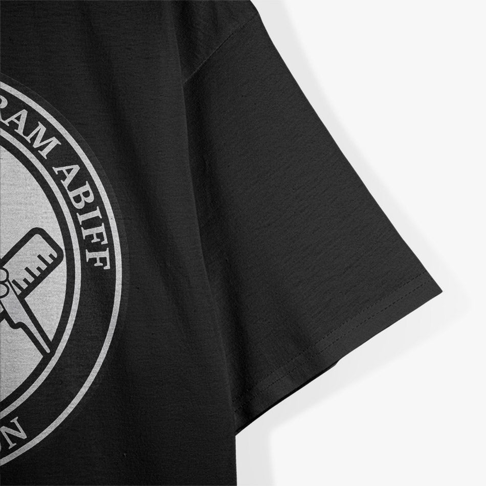 In Memory of Hiram Abiff: Masonic Brotherhood Tribute T-Shirt