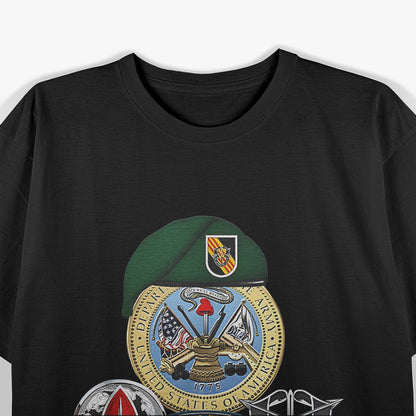 US Army 5th Special Forces Group Military Veteran Gift T-Shirt