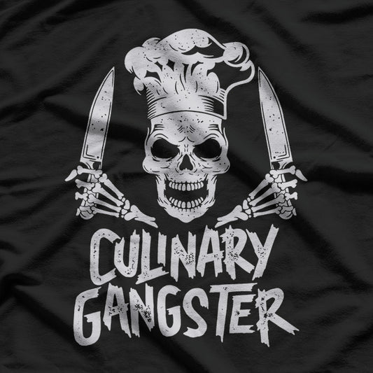 Chef Culinary Gangster Funny Cooking T-Shirt