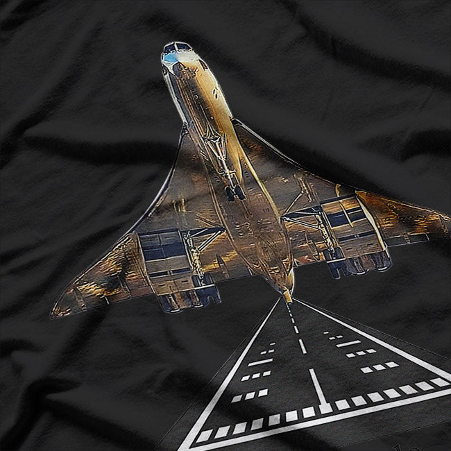 Dark Concorde – Legendary Supersonic Jet T-Shirt