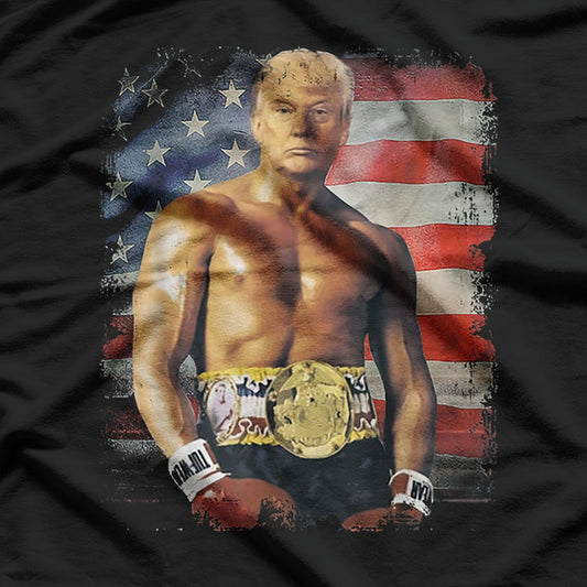 Funny Boxer Trump - Punching Back at Politics T-Shirt