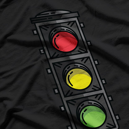 Funny Traffic Light Costume - Stop, Go, and Yield T-Shirt