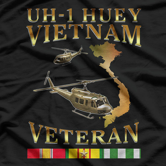 UH-1 Huey Helicopter: Vietnam War Legend T-Shirt