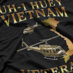 UH-1 Huey Helicopter: Vietnam War Legend T-Shirt