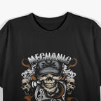 Mechanic Skull – Fix My Car Auto Repair Garage T-Shirt