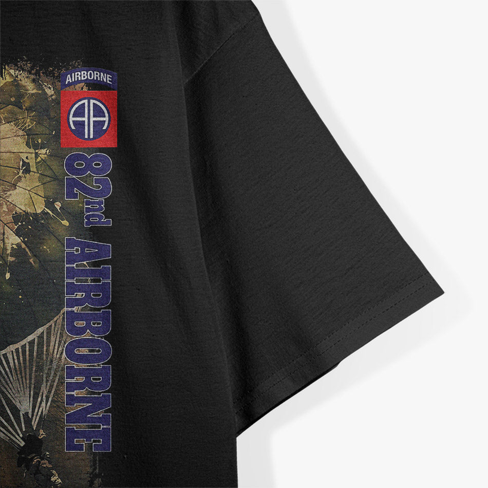 US Army 82nd Airborne Division Paratrooper Military T-Shirt