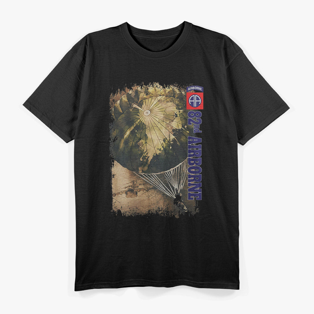 US Army 82nd Airborne Division Paratrooper Military T-Shirt