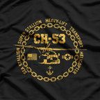 CH-53 Sea Stallion: Heavy Lift, Strong Legacy T-Shirt
