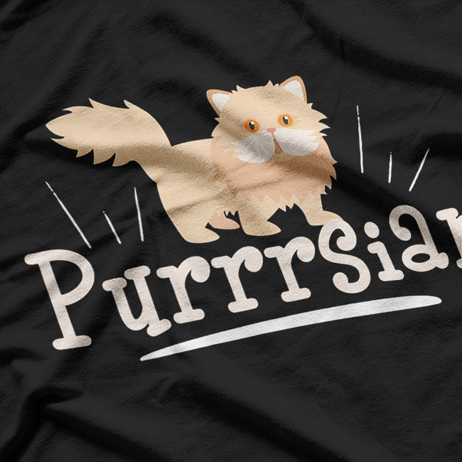 Cute Persian Cat - Elegance Meets Adorable Charm T-Shirt