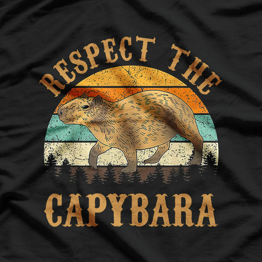 Respect the Capybara - Funny & Chill T-Shirt