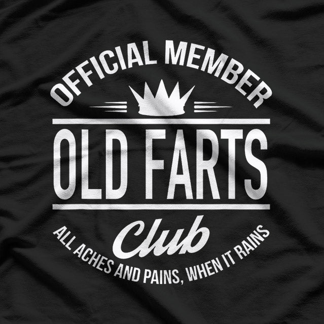 Funny Official Member Old Farts Club T-Shirt