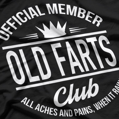 Funny Official Member Old Farts Club T-Shirt