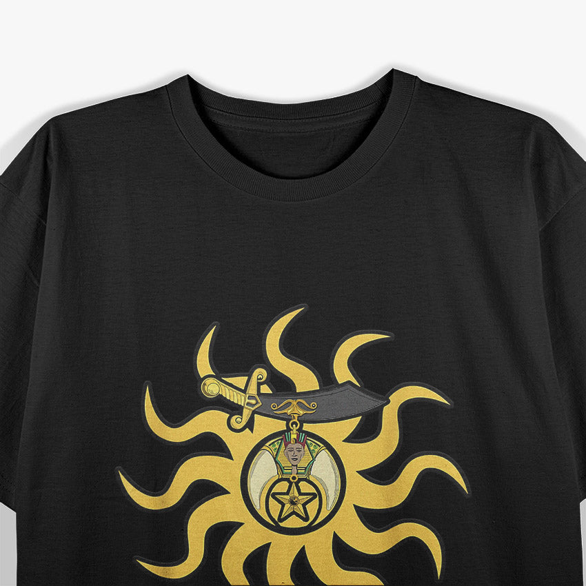 Shriner Sun - Masonic Symbol of Honor T-Shirt