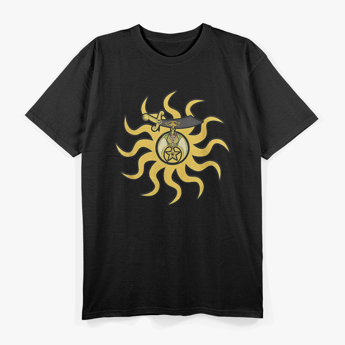Shriner Sun - Masonic Symbol of Honor T-Shirt