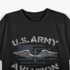 US Army Aviation Military Airplanes Helicopter Pilot T-Shirt