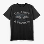 US Army Aviation Military Airplanes Helicopter Pilot T-Shirt