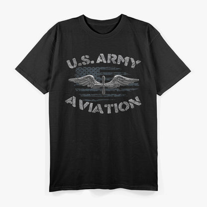 US Army Aviation Military Airplanes Helicopter Pilot T-Shirt