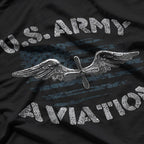 US Army Aviation Military Airplanes Helicopter Pilot T-Shirt