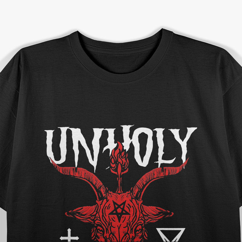 Baphomet Unholy Bastard Dark Occult T-Shirt