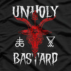 Baphomet Unholy Bastard Dark Occult T-Shirt