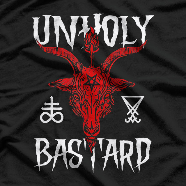 Baphomet Unholy Bastard Dark Occult T-Shirt