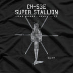 CH-53E Super Stallion: The King of Heavy Lift T-Shirt
