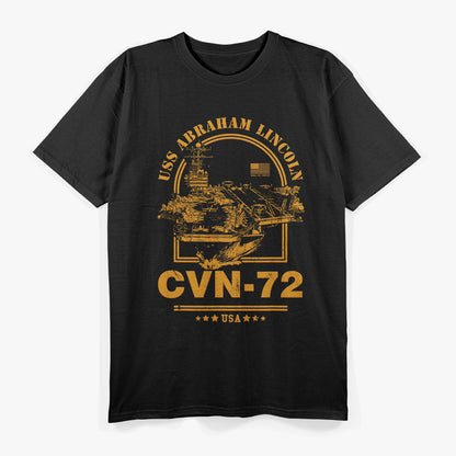 CVN-72 USS Abraham Lincoln: Proud Navy Carrier T-Shirt
