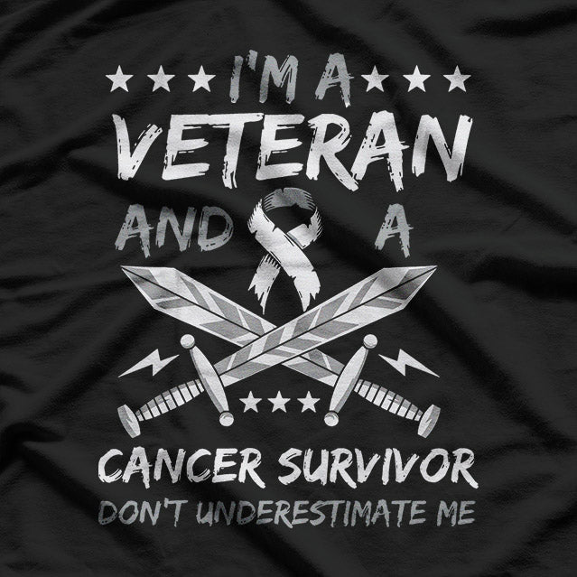 Cancer Survivor Strong – Veteran Chemotherapy Warrior Fighter T-Shirt