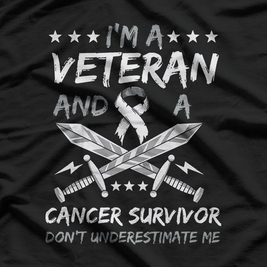 Cancer Survivor Strong – Veteran Chemotherapy Warrior Fighter T-Shirt