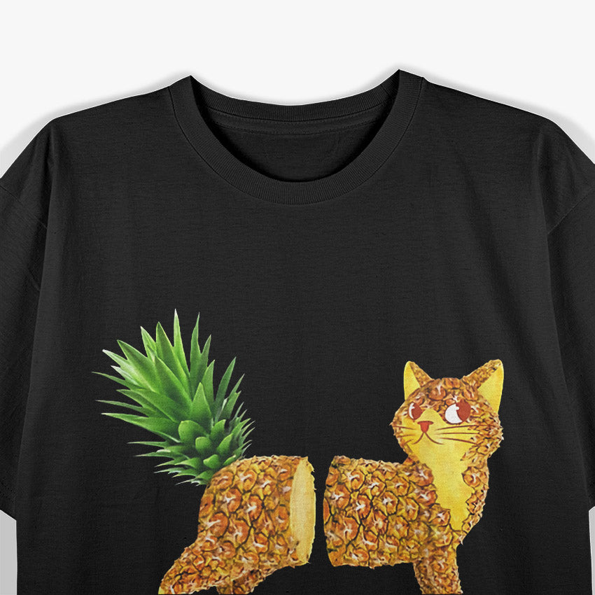 Pineapple Cats, Tropical Feline Fun T-Shirt