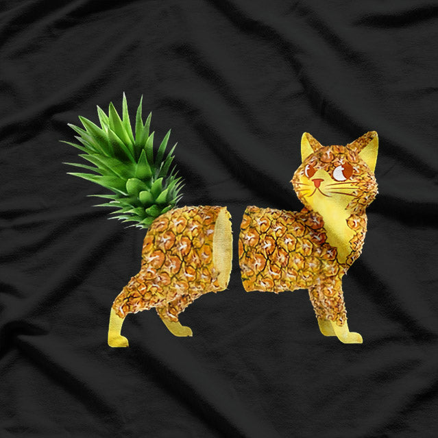 Pineapple Cats, Tropical Feline Fun T-Shirt