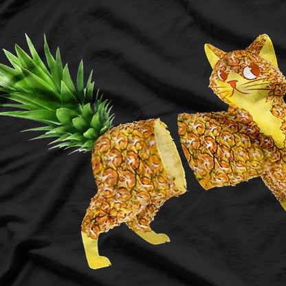 Pineapple Cats, Tropical Feline Fun T-Shirt