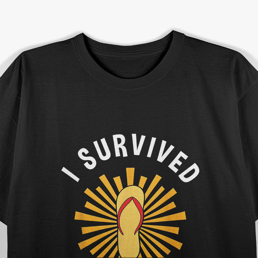 Survived La Chancla – Funny Latino Parenting Humor Gift T-Shirt