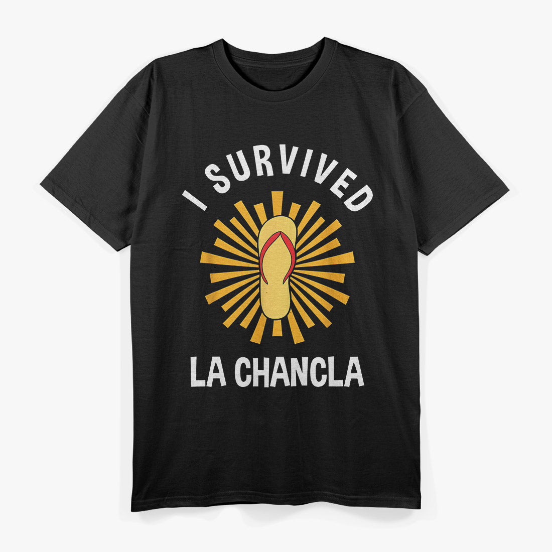 Survived La Chancla – Funny Latino Parenting Humor Gift T-Shirt