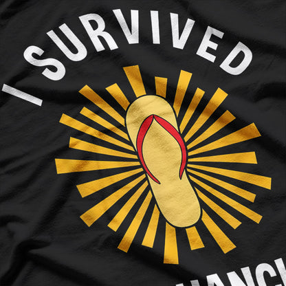 Survived La Chancla – Funny Latino Parenting Humor Gift T-Shirt