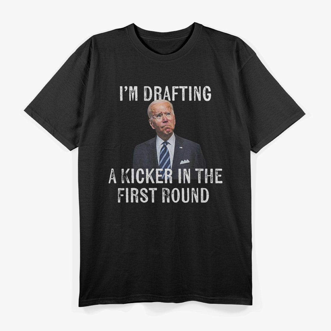 Drafting a Kicker - First Round Humor T-Shirt