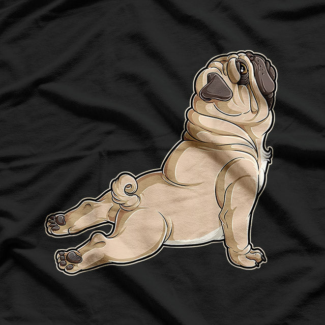 Pug Yoga, Stretch and Relax with Your Favorite Pup T-Shirt