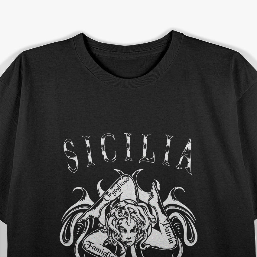 Sicilia Trinacria - Symbol of Sicily and Italy T-Shirt