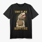 This Is My Happy Face: Bearded Dragon T-Shirt