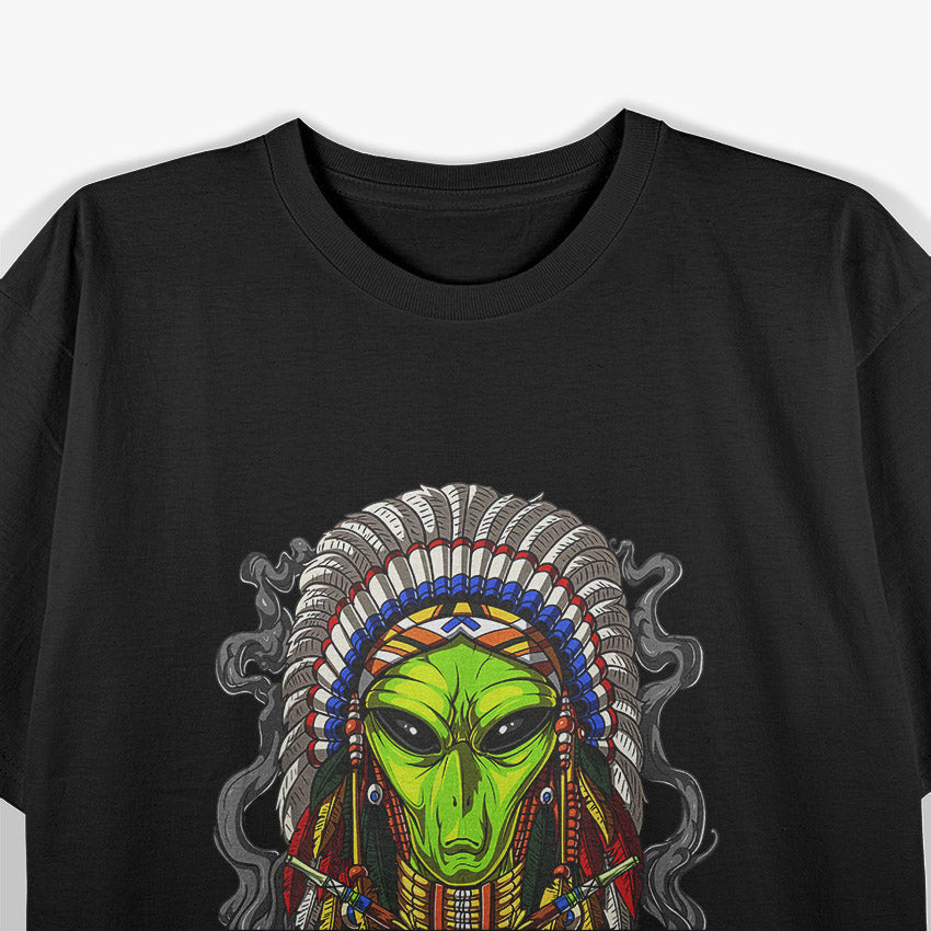Alien Native American Chief T-Shirt