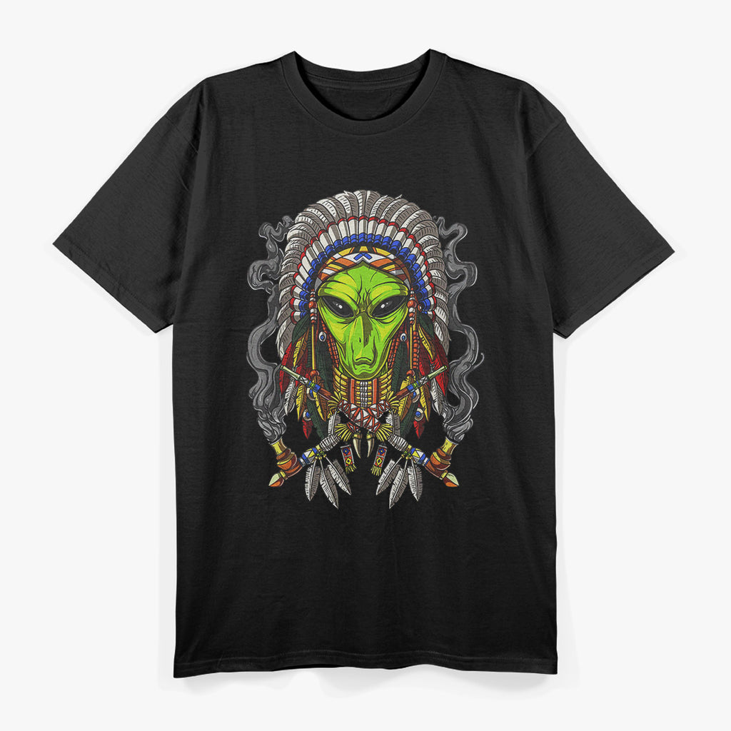Alien Native American Chief T-Shirt