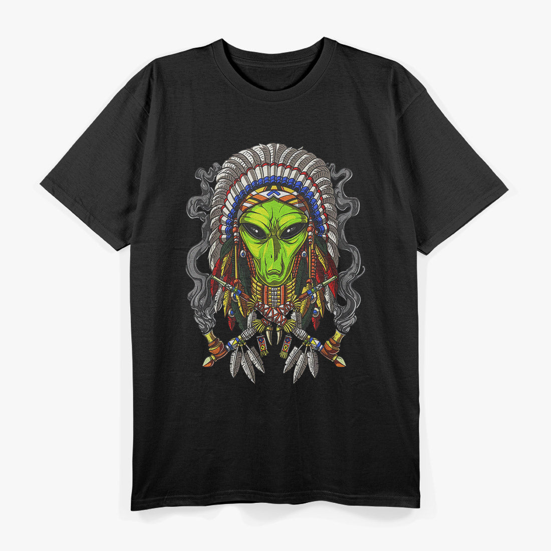 Alien Native American Chief T-Shirt