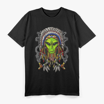 Alien Native American Chief T-Shirt