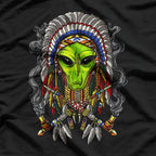 Alien Native American Chief T-Shirt