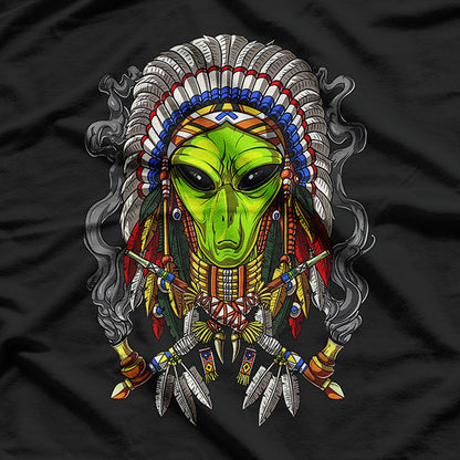 Alien Native American Chief T-Shirt