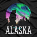 Alaska Northern Lights Adventure – Cool Wilderness Outdoor Travel T-Shirt