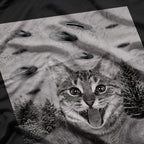 UFO Cat Funny Alien Abduction T-Shirt
